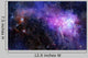 Purple Nebula Gas Cloud Wall Decal