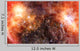 Orange Nebula Gas Cloud Wall Decal