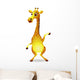 Giraffe Cartoon Wall Decal