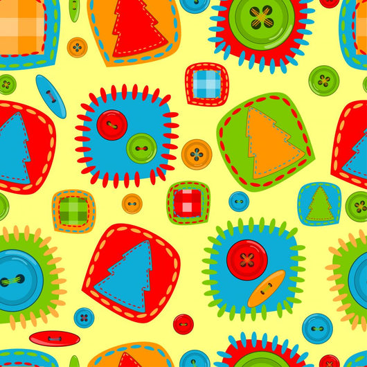 Seamless Pattern for Kids Wall Decal