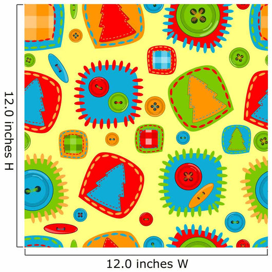 Seamless Pattern for Kids Wall Decal