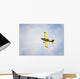 Yellow Crop Duster Wall Decal