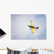 Yellow Crop Duster Wall Decal