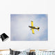 Yellow Crop Duster Wall Decal