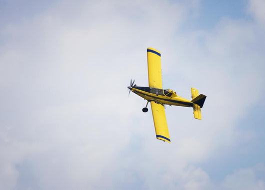 Yellow Crop Duster Wall Decal