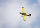 Yellow Crop Duster Wall Decal