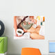 Clay Facial Mask Beauty Wall Decal