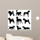 Dog Set Wall Decal