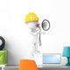 3D Little Human Character Wall Decal