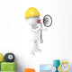 3D Little Human Character Wall Decal