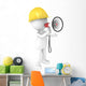 3D Little Human Character Wall Decal