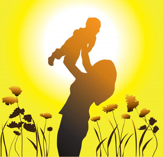 Vector Mother and Child Wall Decal
