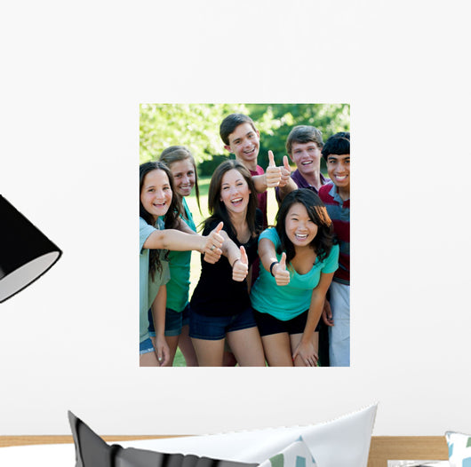 Ethnic Group Happy Teenage Wall Decal
