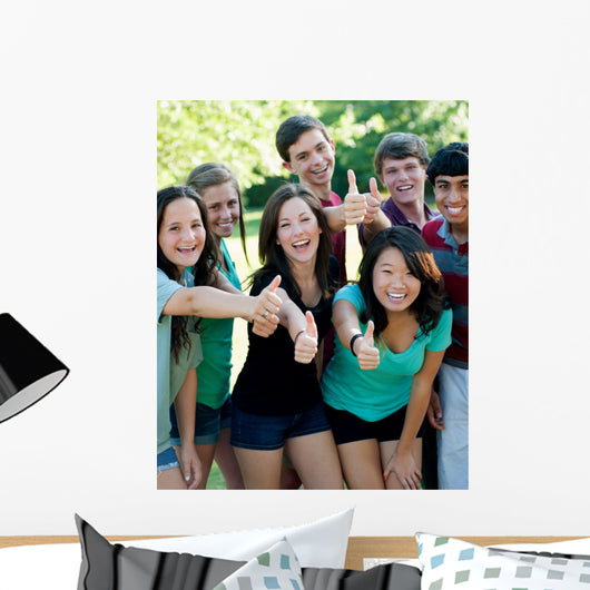 Ethnic Group Happy Teenage Wall Decal