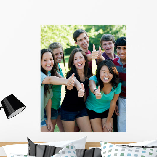 Ethnic Group Happy Teenage Wall Decal