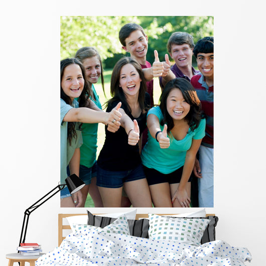 Ethnic Group Happy Teenage Wall Decal