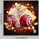 Bingo and Cards Shiny Wall Decal