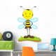Happy Bee Wall Decal