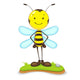 Happy Bee Wall Decal