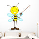 Bee Giving Presentation Wall Decal