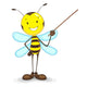 Bee Giving Presentation Wall Decal