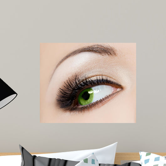 Close-up Beautiful Womanish Eye Wall Decal
