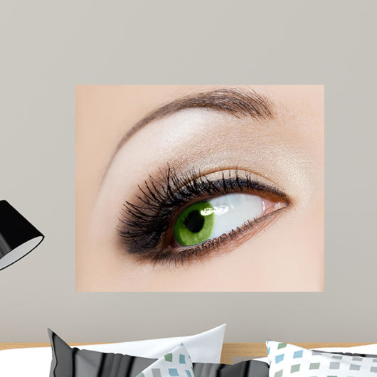 Close-up Beautiful Womanish Eye Wall Decal