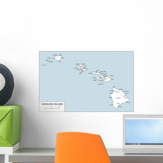 Hawaiian Island Wall Decal