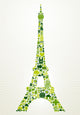 Paris Go Green Concept Wall Decal