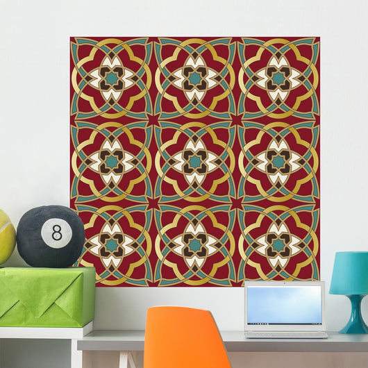 Arabic Seamless Pattern Wall Decal