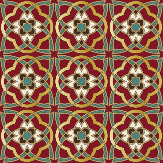Arabic Seamless Pattern Wall Decal