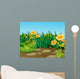 Cartoon Field Landscape Wall Decal