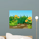 Cartoon Field Landscape Wall Decal