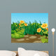 Cartoon Field Landscape Wall Decal