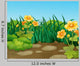Cartoon Field Landscape Wall Decal