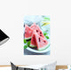 Sliced Water Melon Plate Wall Decal