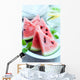 Sliced Water Melon Plate Wall Decal