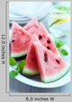 Sliced Water Melon Plate Wall Decal