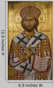 Greek Byzantine Icon Jesus Wall Decal