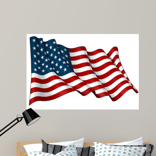 Flag USA Wall Decal