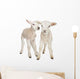 Two Little Lambs Wall Decal