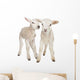 Two Little Lambs Wall Decal