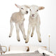 Two Little Lambs Wall Decal