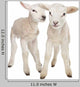 Two Little Lambs Wall Decal