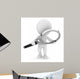 3D White People with Wall Decal