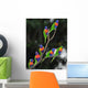 Australian Rainbow Lorikeets Gathered Wall Decal