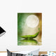 Fantasy Leaf Boat Wall Decal