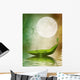 Fantasy Leaf Boat Wall Decal