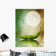 Fantasy Leaf Boat Wall Decal