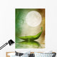 Fantasy Leaf Boat Wall Decal